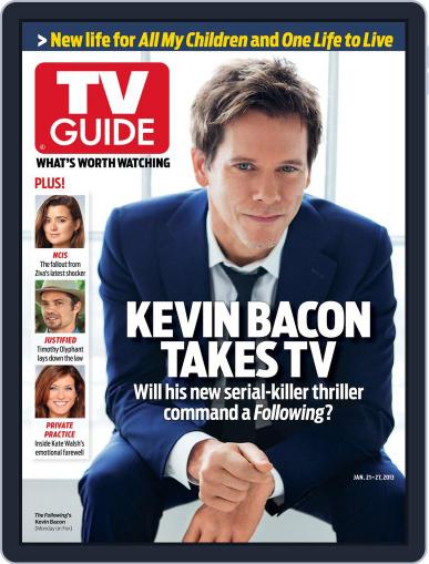 Tv Guide January 17th, 2013 Digital Back Issue Cover