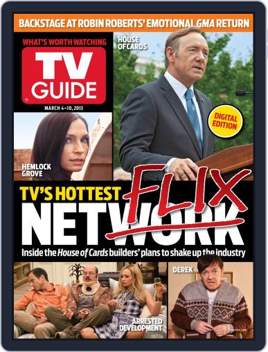 Tv Guide February 28th, 2013 Digital Back Issue Cover