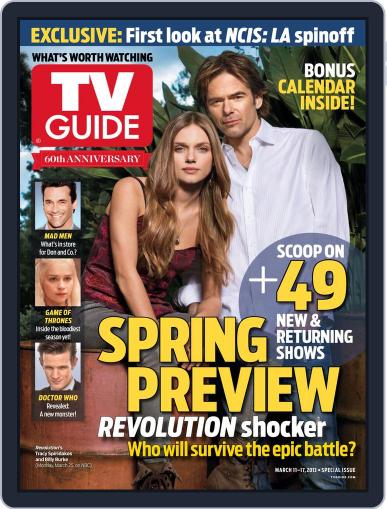 Tv Guide March 7th, 2013 Digital Back Issue Cover