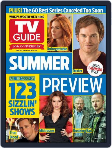 Tv Guide May 30th, 2013 Digital Back Issue Cover