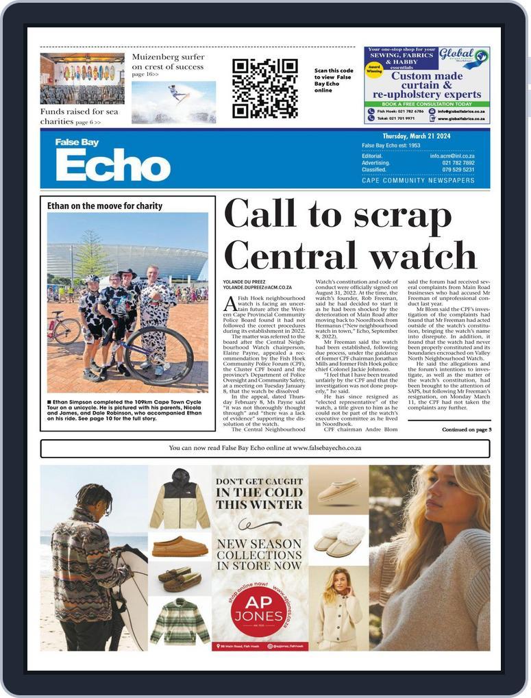 False Bay Echo (Digital) Subscription