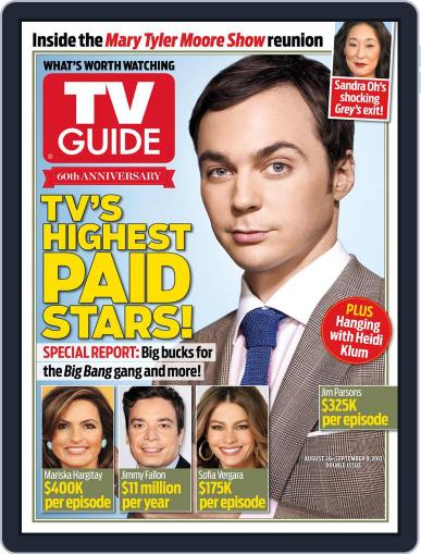 Tv Guide August 22nd, 2013 Digital Back Issue Cover