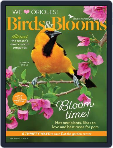 Birds & Blooms April 1st, 2024 Digital Back Issue Cover
