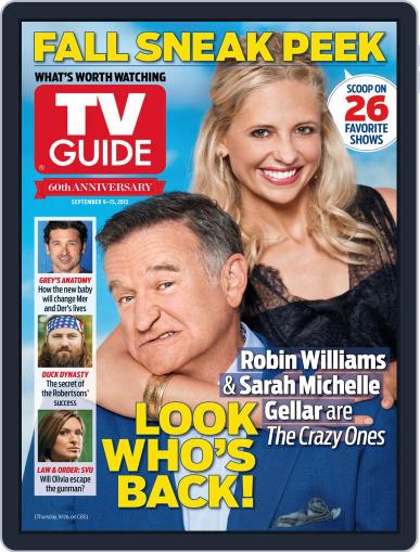 Tv Guide September 5th, 2013 Digital Back Issue Cover