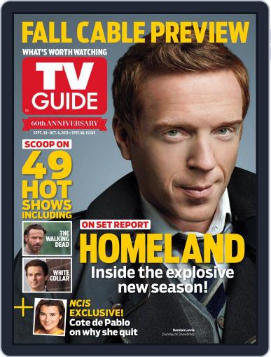 Tv Guide September 26th, 2013 Digital Back Issue Cover