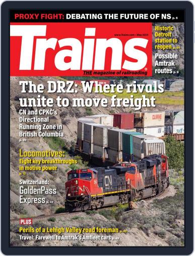Trains May 1st, 2024 Digital Back Issue Cover