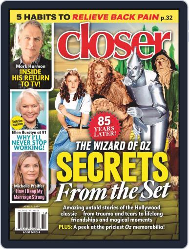 Closer Weekly April 1st, 2024 Digital Back Issue Cover