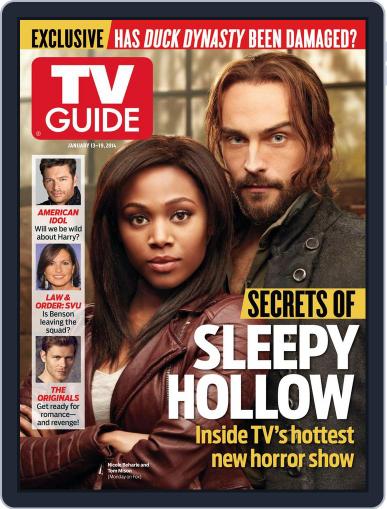 Tv Guide January 9th, 2014 Digital Back Issue Cover