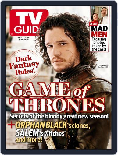 Tv Guide April 3rd, 2014 Digital Back Issue Cover