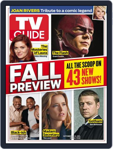 Tv Guide September 11th, 2014 Digital Back Issue Cover