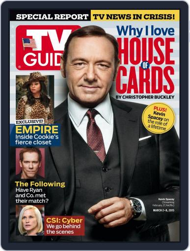 Tv Guide February 26th, 2015 Digital Back Issue Cover