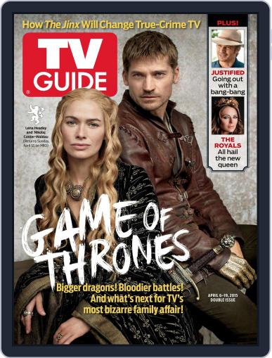 Tv Guide April 2nd, 2015 Digital Back Issue Cover