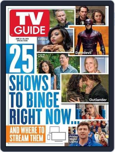 Tv Guide June 18th, 2015 Digital Back Issue Cover