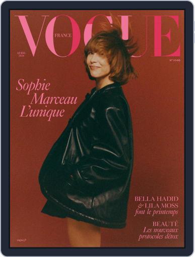 Vogue France April 1st, 2024 Digital Back Issue Cover