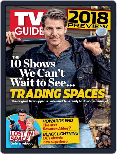 Tv Guide January 8th, 2018 Digital Back Issue Cover