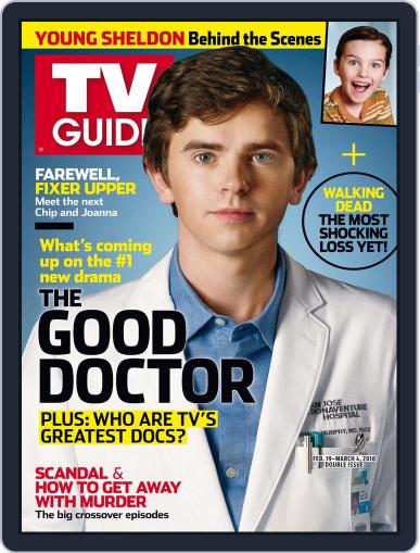 Tv Guide February 19th, 2018 Digital Back Issue Cover