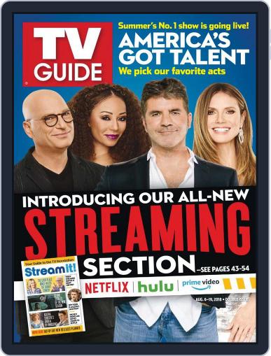 Tv Guide August 6th, 2018 Digital Back Issue Cover