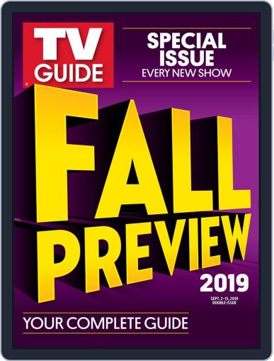 Tv Guide September 2nd, 2019 Digital Back Issue Cover