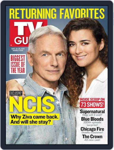 Tv Guide September 16th, 2019 Digital Back Issue Cover