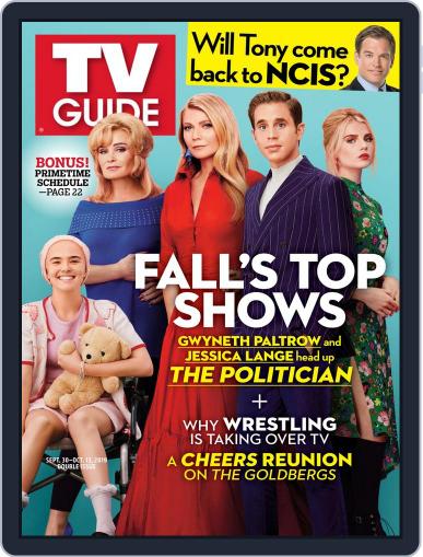 Tv Guide September 30th, 2019 Digital Back Issue Cover