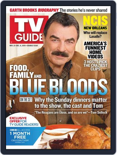 Tv Guide November 25th, 2019 Digital Back Issue Cover