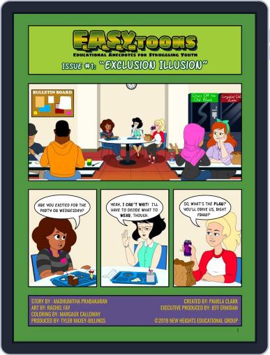 EASYTOONS – EDUCATIONAL ANECDOTES FOR STRUGGLING YOUTH Digital Back Issue Cover