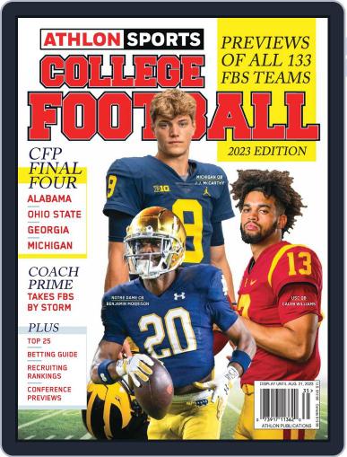 Athlon Sports College Football Digital Back Issue Cover