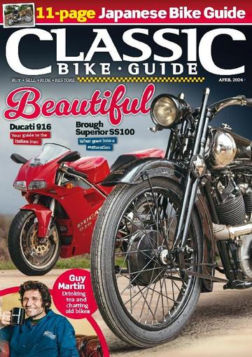 Classic Bike Guide April 1st, 2024 Digital Back Issue Cover