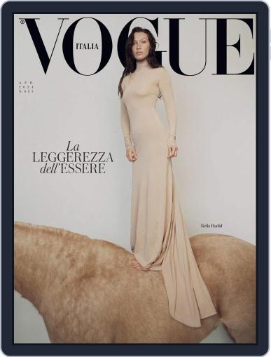 Vogue Italia April 1st, 2024 Digital Back Issue Cover