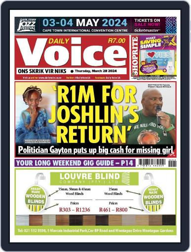 Daily Voice March 28th, 2024 Digital Back Issue Cover