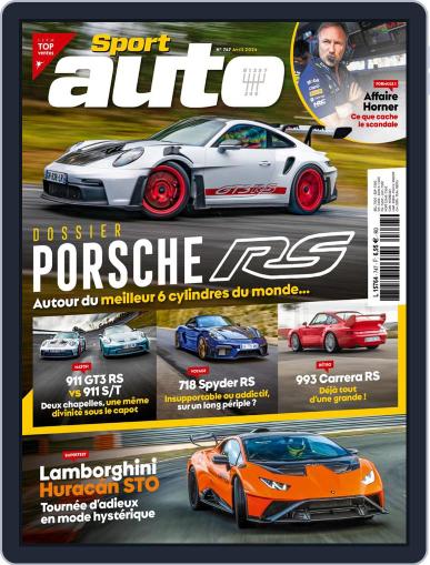 Sport Auto France April 1st, 2024 Digital Back Issue Cover