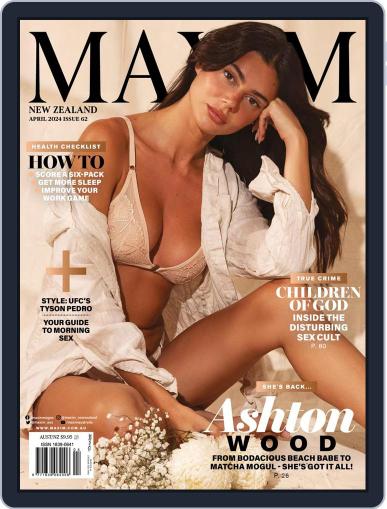 MAXIM New Zealand April 1st, 2024 Digital Back Issue Cover