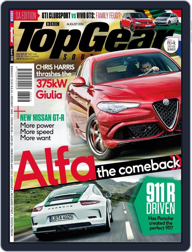 Top Gear South Africa (Digital) Subscription