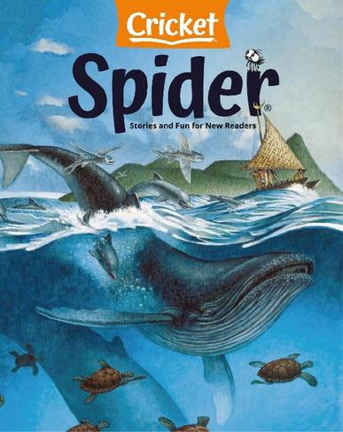 Spider Magazine Stories, Games, Activites And Puzzles For Children And Kids April 1st, 2024 Digital Back Issue Cover