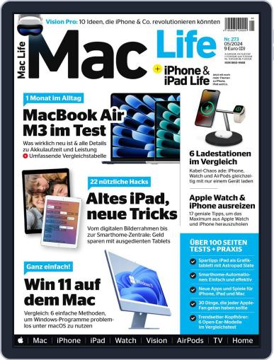 MacLife Germany May 1st, 2024 Digital Back Issue Cover