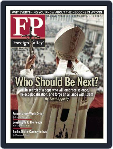 Foreign Policy December 15th, 2003 Digital Back Issue Cover