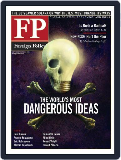 Foreign Policy August 16th, 2004 Digital Back Issue Cover