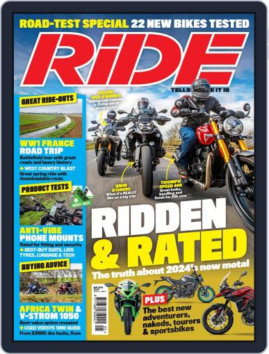 RiDE United Kingdom May 1st, 2024 Digital Back Issue Cover