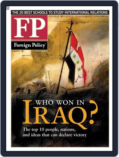 Foreign Policy February 23rd, 2007 Digital Back Issue Cover