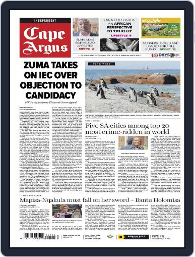 Cape Argus April 3rd, 2024 Digital Back Issue Cover