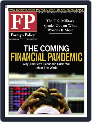 Foreign Policy February 19th, 2008 Digital Back Issue Cover