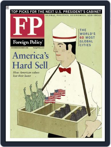 Foreign Policy October 20th, 2008 Digital Back Issue Cover