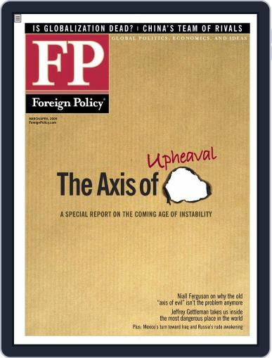 Foreign Policy February 17th, 2009 Digital Back Issue Cover