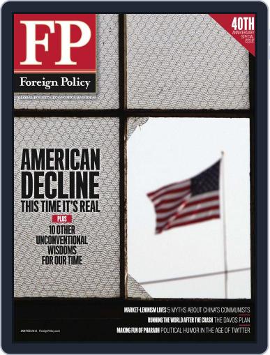 Foreign Policy January 3rd, 2011 Digital Back Issue Cover