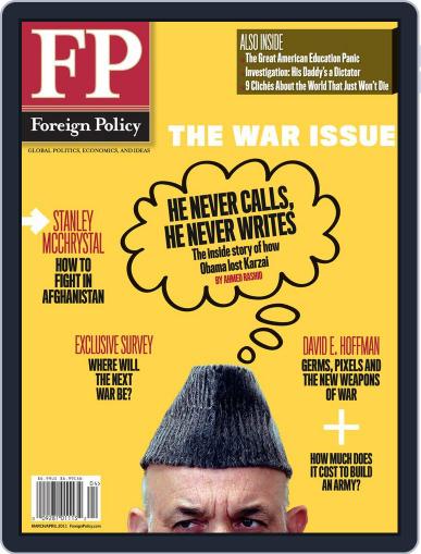 Foreign Policy February 22nd, 2011 Digital Back Issue Cover