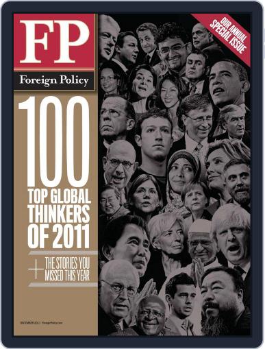 Foreign Policy November 28th, 2011 Digital Back Issue Cover
