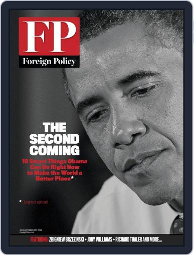 Foreign Policy January 4th, 2013 Digital Back Issue Cover