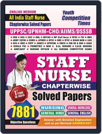 2024-25 Staff Nurse Solved Papers Digital Back Issue Cover