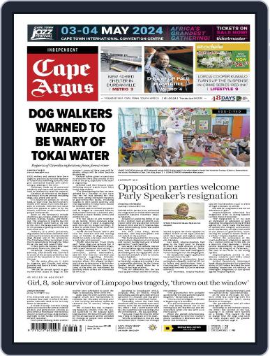 Cape Argus April 4th, 2024 Digital Back Issue Cover