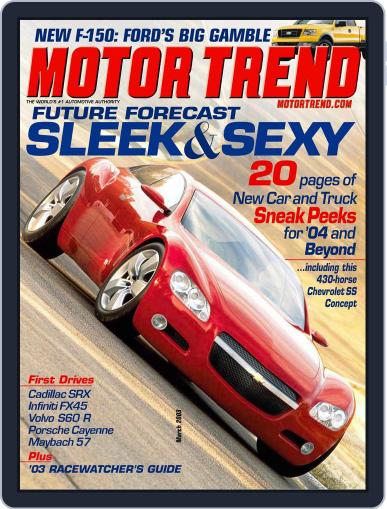 MotorTrend February 4th, 2003 Digital Back Issue Cover